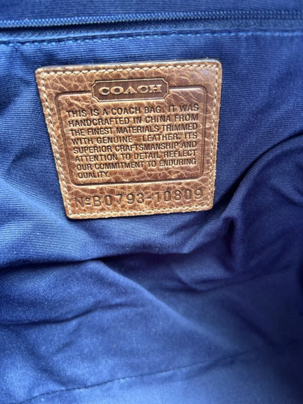 RARE Vintage Ergo XL Denim patchwork bag in EUC condition.